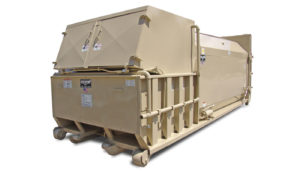 loading dock trash compactor