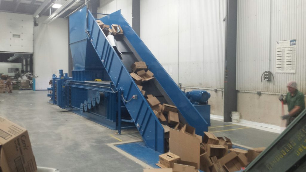 Horizontal Conveyor Feed Baler michigan