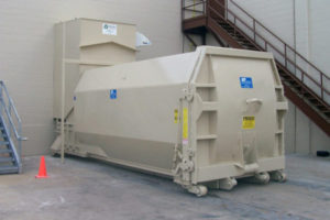 loading dock trash compactor