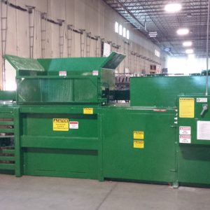 Wide-Mouth horizontal baler